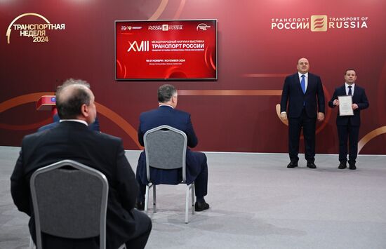 Russia Mishustin Transport Forum