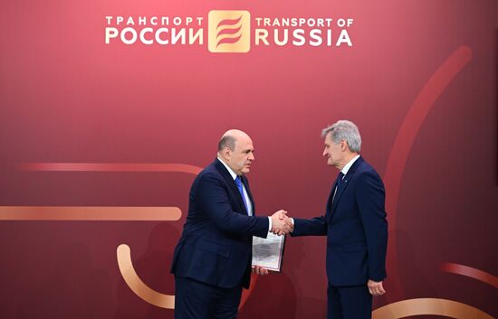 Russia Mishustin Transport Forum