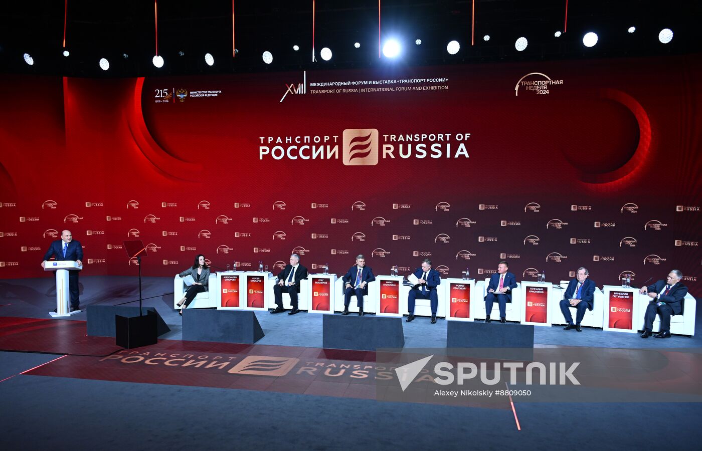 Russia Mishustin Transport Forum