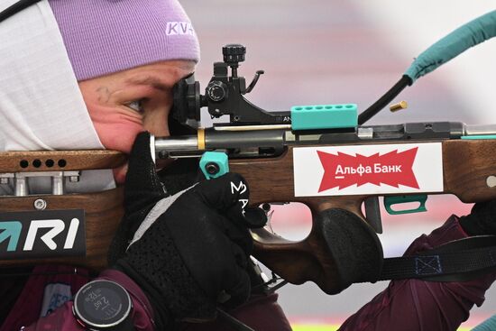 Russia Biathlon Commonwealth Cup Women Sprint