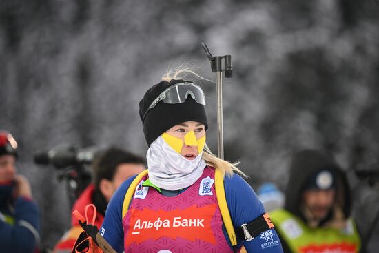 Russia Biathlon Commonwealth Cup Women Sprint