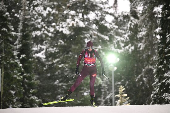 Russia Biathlon Commonwealth Cup Women Sprint