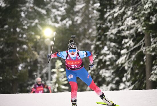 Russia Biathlon Commonwealth Cup Women Sprint