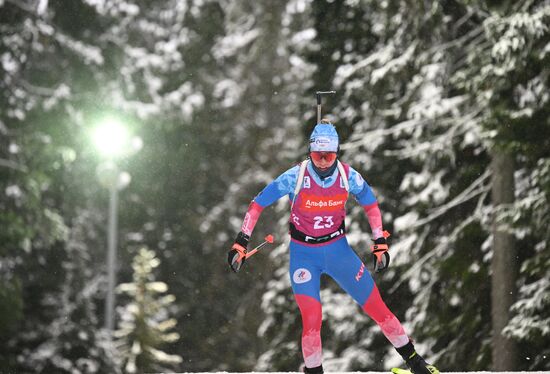 Russia Biathlon Commonwealth Cup Women Sprint