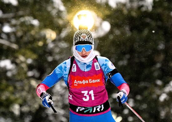 Russia Biathlon Commonwealth Cup Women Sprint