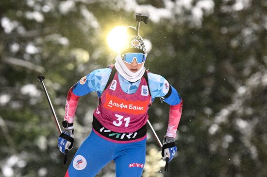 Russia Biathlon Commonwealth Cup Women Sprint