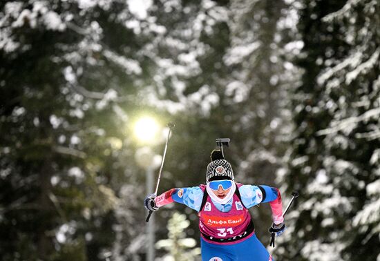 Russia Biathlon Commonwealth Cup Women Sprint