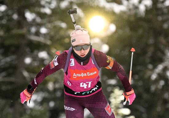 Russia Biathlon Commonwealth Cup Women Sprint