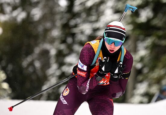 Russia Biathlon Commonwealth Cup Women Sprint