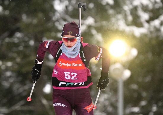 Russia Biathlon Commonwealth Cup Women Sprint