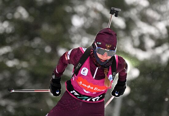 Russia Biathlon Commonwealth Cup Women Sprint