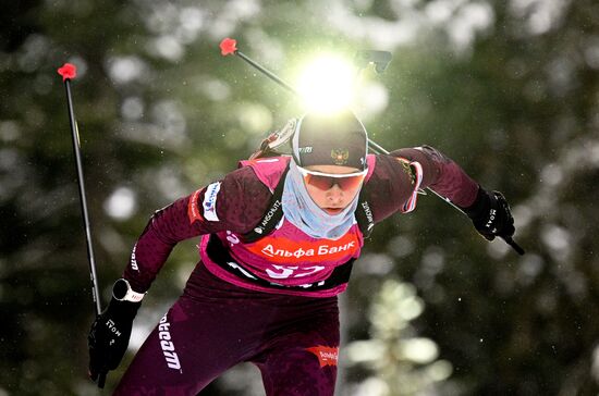 Russia Biathlon Commonwealth Cup Women Sprint