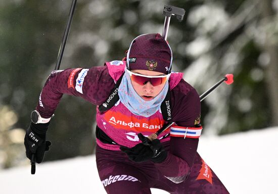 Russia Biathlon Commonwealth Cup Women Sprint