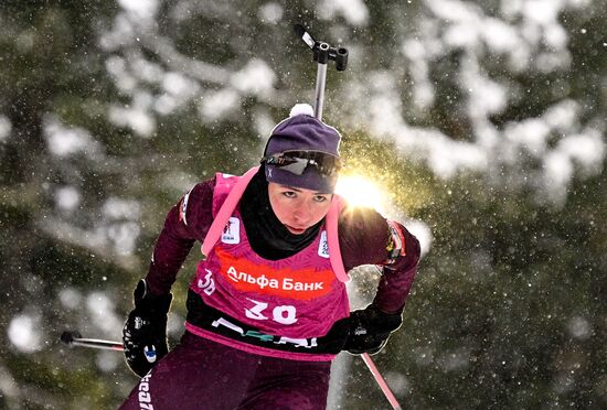 Russia Biathlon Commonwealth Cup Women Sprint