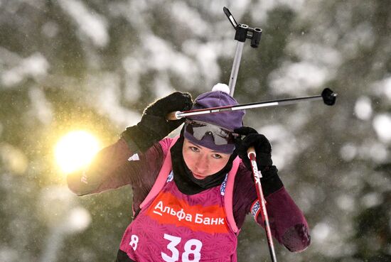 Russia Biathlon Commonwealth Cup Women Sprint