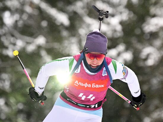 Russia Biathlon Commonwealth Cup Women Sprint