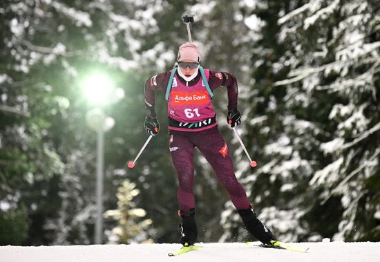 Russia Biathlon Commonwealth Cup Women Sprint