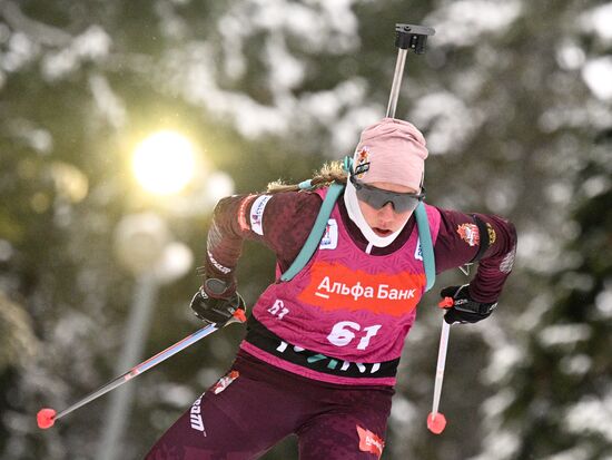 Russia Biathlon Commonwealth Cup Women Sprint