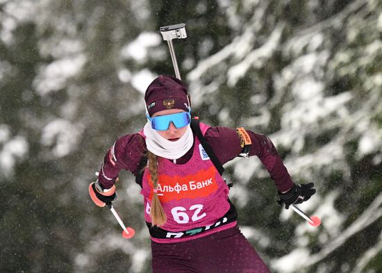 Russia Biathlon Commonwealth Cup Women Sprint