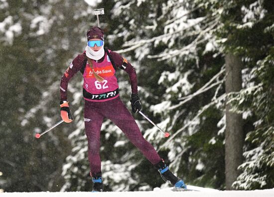 Russia Biathlon Commonwealth Cup Women Sprint