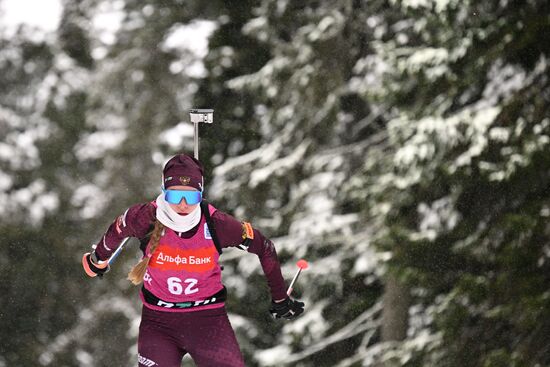 Russia Biathlon Commonwealth Cup Women Sprint