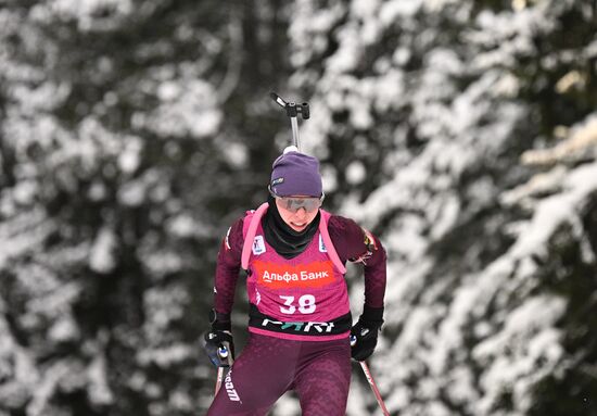 Russia Biathlon Commonwealth Cup Women Sprint