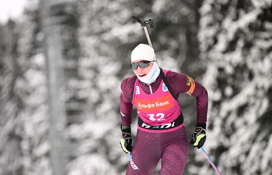 Russia Biathlon Commonwealth Cup Women Sprint