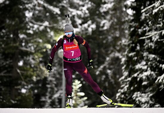 Russia Biathlon Commonwealth Cup Women Sprint