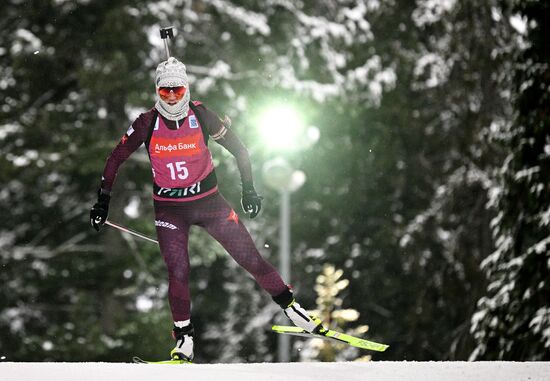 Russia Biathlon Commonwealth Cup Women Sprint