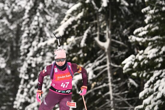 Russia Biathlon Commonwealth Cup Women Sprint