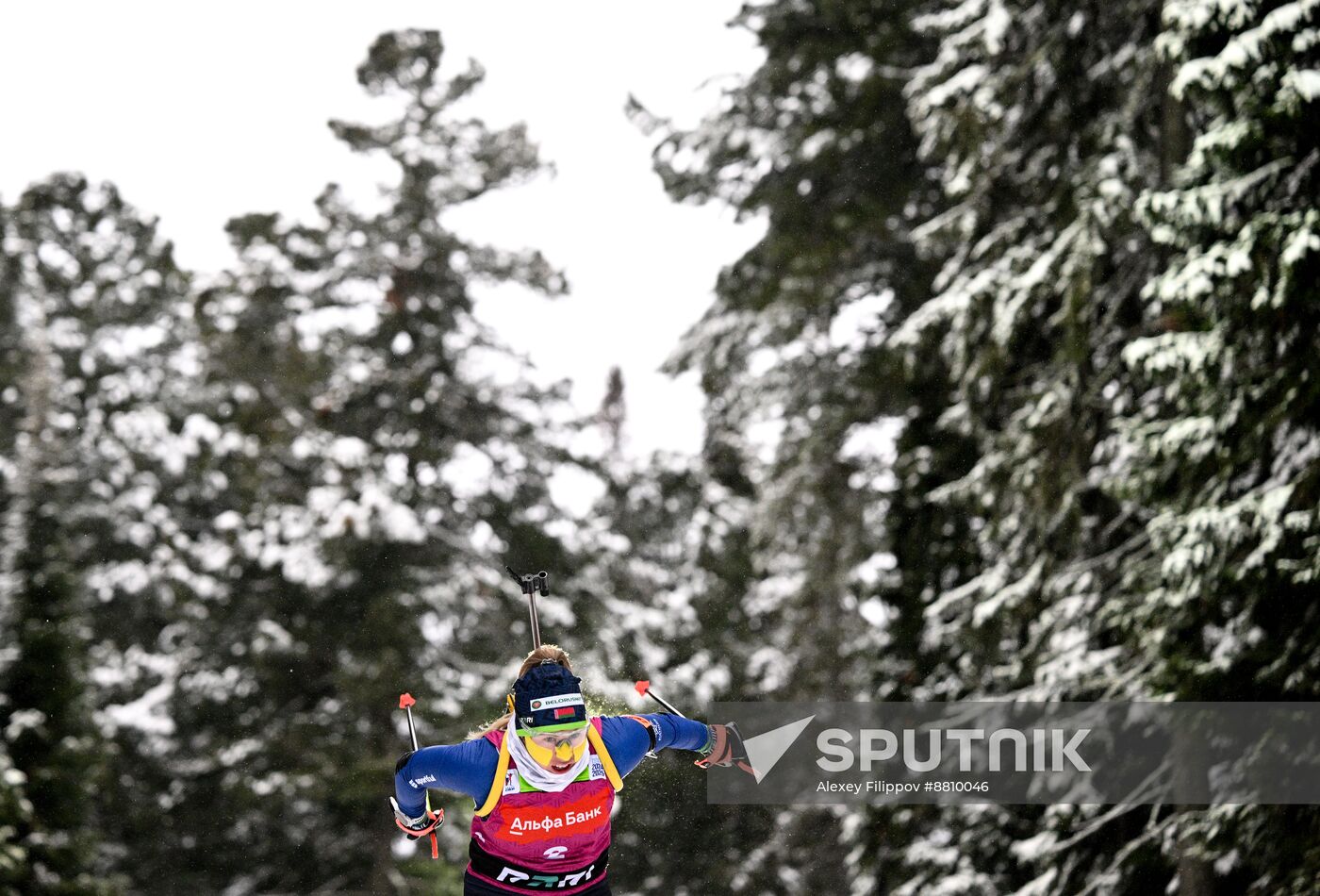 Russia Biathlon Commonwealth Cup Women Sprint