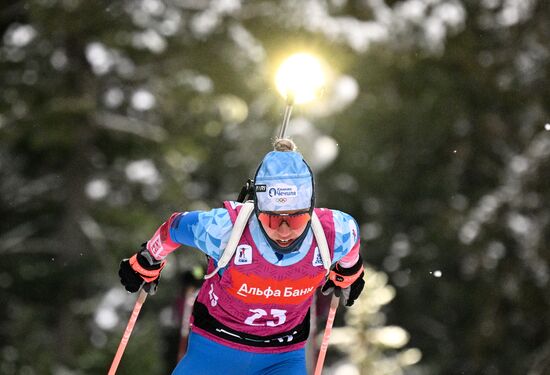 Russia Biathlon Commonwealth Cup Women Sprint