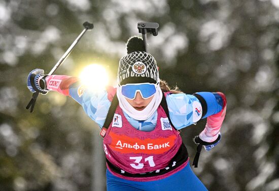 Russia Biathlon Commonwealth Cup Women Sprint