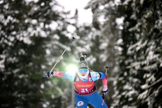 Russia Biathlon Commonwealth Cup Women Sprint