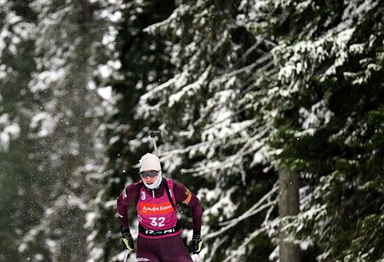 Russia Biathlon Commonwealth Cup Women Sprint