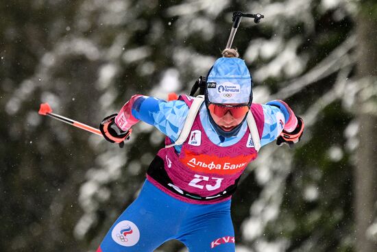 Russia Biathlon Commonwealth Cup Women Sprint