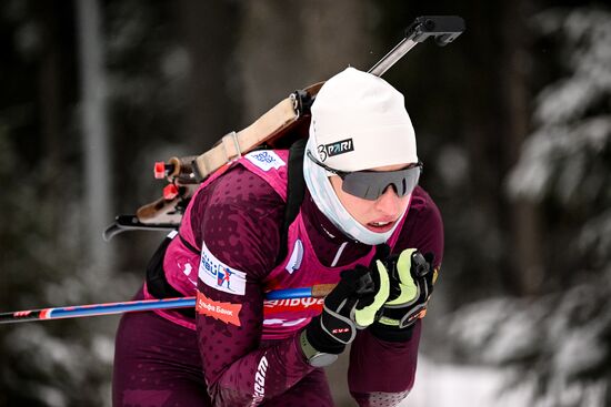 Russia Biathlon Commonwealth Cup Women Sprint