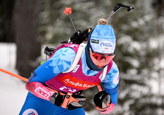 Russia Biathlon Commonwealth Cup Women Sprint