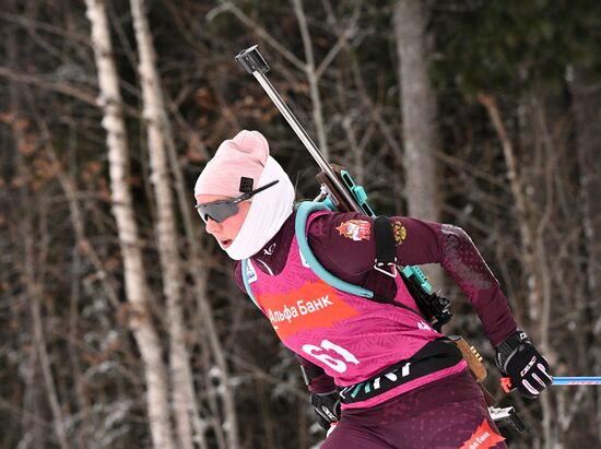 Russia Biathlon Commonwealth Cup Women Sprint