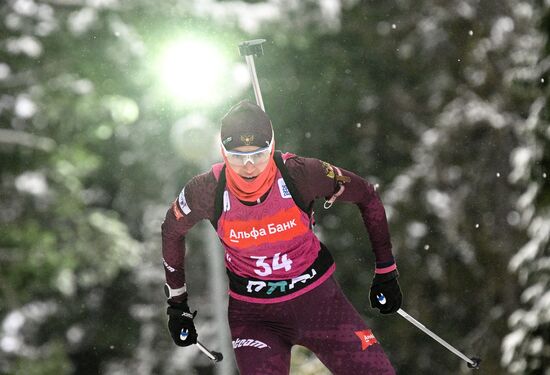 Russia Biathlon Commonwealth Cup Women Sprint