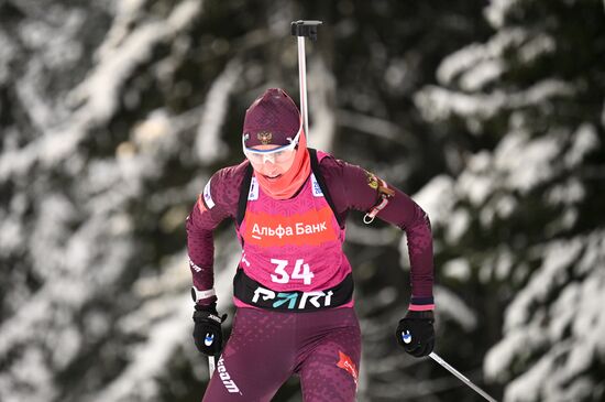 Russia Biathlon Commonwealth Cup Women Sprint