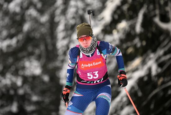 Russia Biathlon Commonwealth Cup Women Sprint