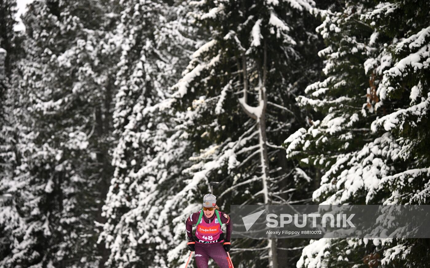 Russia Biathlon Commonwealth Cup Women Sprint