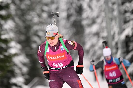 Russia Biathlon Commonwealth Cup Women Sprint