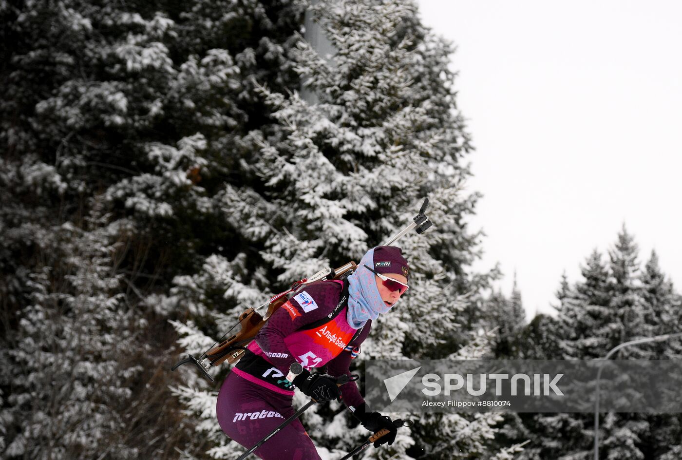 Russia Biathlon Commonwealth Cup Women Sprint