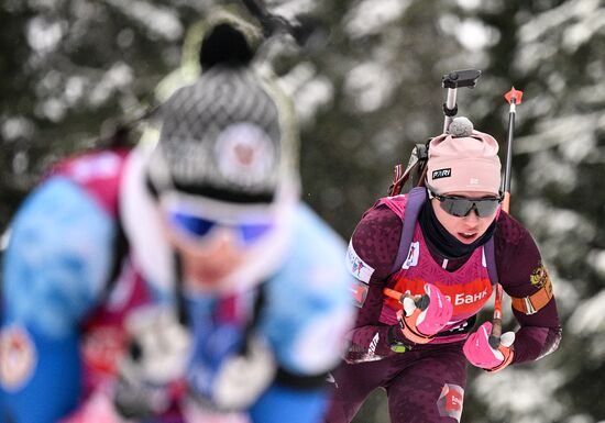 Russia Biathlon Commonwealth Cup Women Sprint