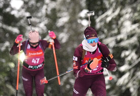 Russia Biathlon Commonwealth Cup Women Sprint