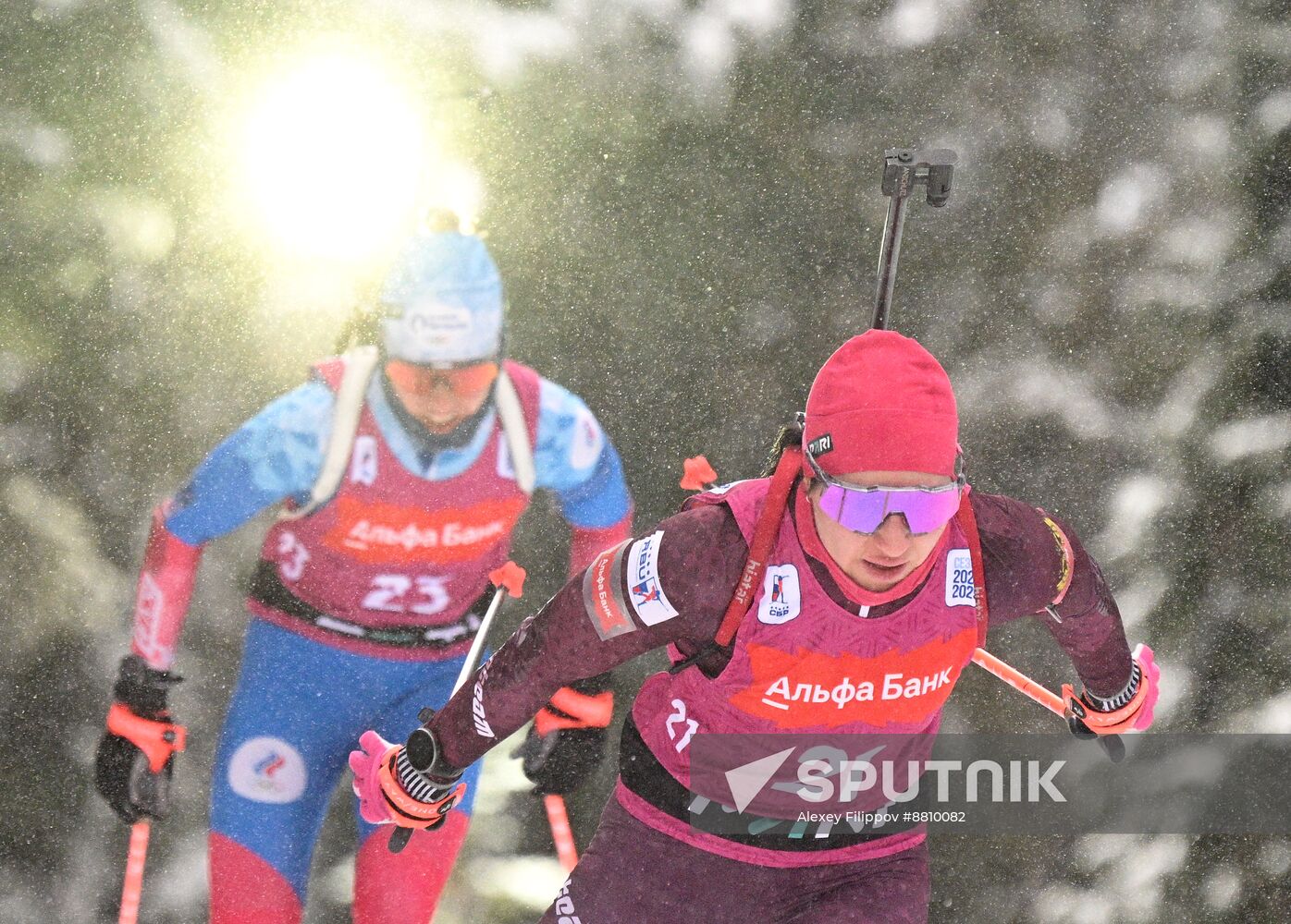 Russia Biathlon Commonwealth Cup Women Sprint