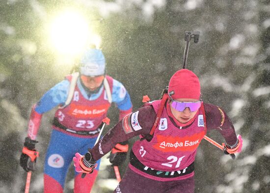 Russia Biathlon Commonwealth Cup Women Sprint
