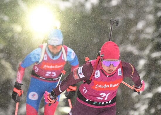 Russia Biathlon Commonwealth Cup Women Sprint